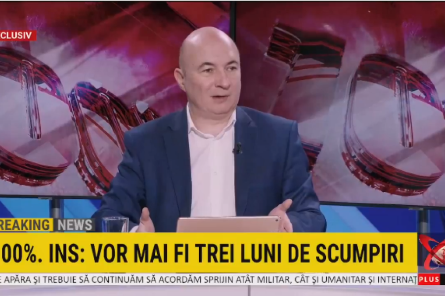 Codrin Ștefănescu în direct la emisiunea 100% pe Realitatea TV!