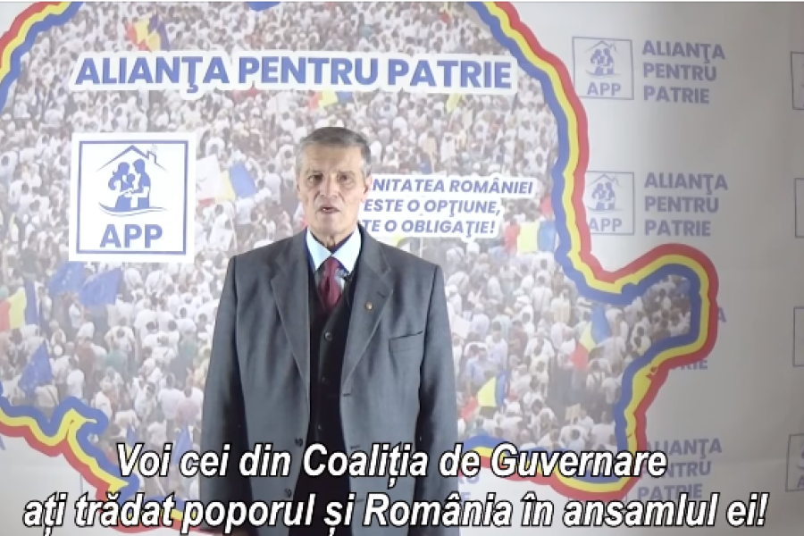 Mesaj ferm al deputatului Francisc Toba - vicepresedinte APP catre politicienii coalitiei de guvernare: “ Mergeti la tomberonul istoriei! Ati vandut tara si poporul român! Ne-ati umilit pe toti!”